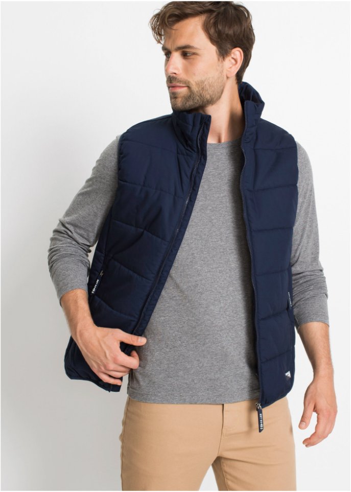 Outdoor-Weste mit Stehkragen