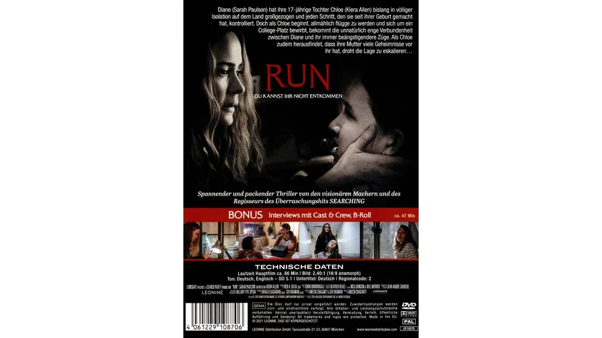 Run - Du kannst ihr nicht entkommen