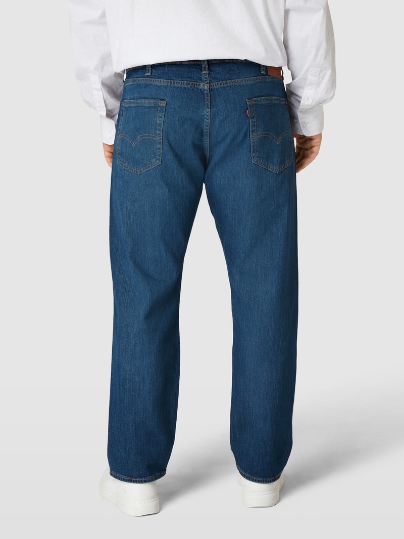 PLUS SIZE Jeans mit Label-Patch in jeans