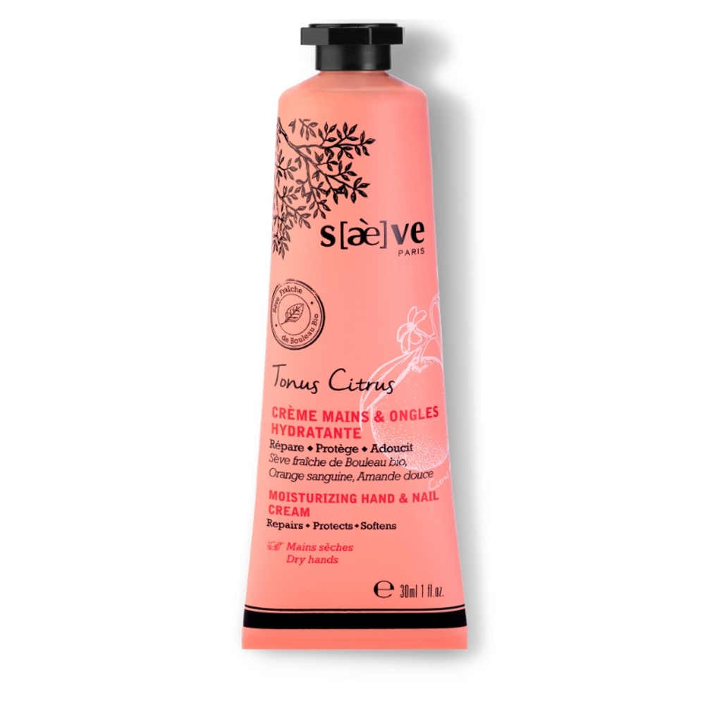 Saève CRÈME MAINS & ONGLES HYDRATANTE (TONUS CITRUS) CREME MAINS