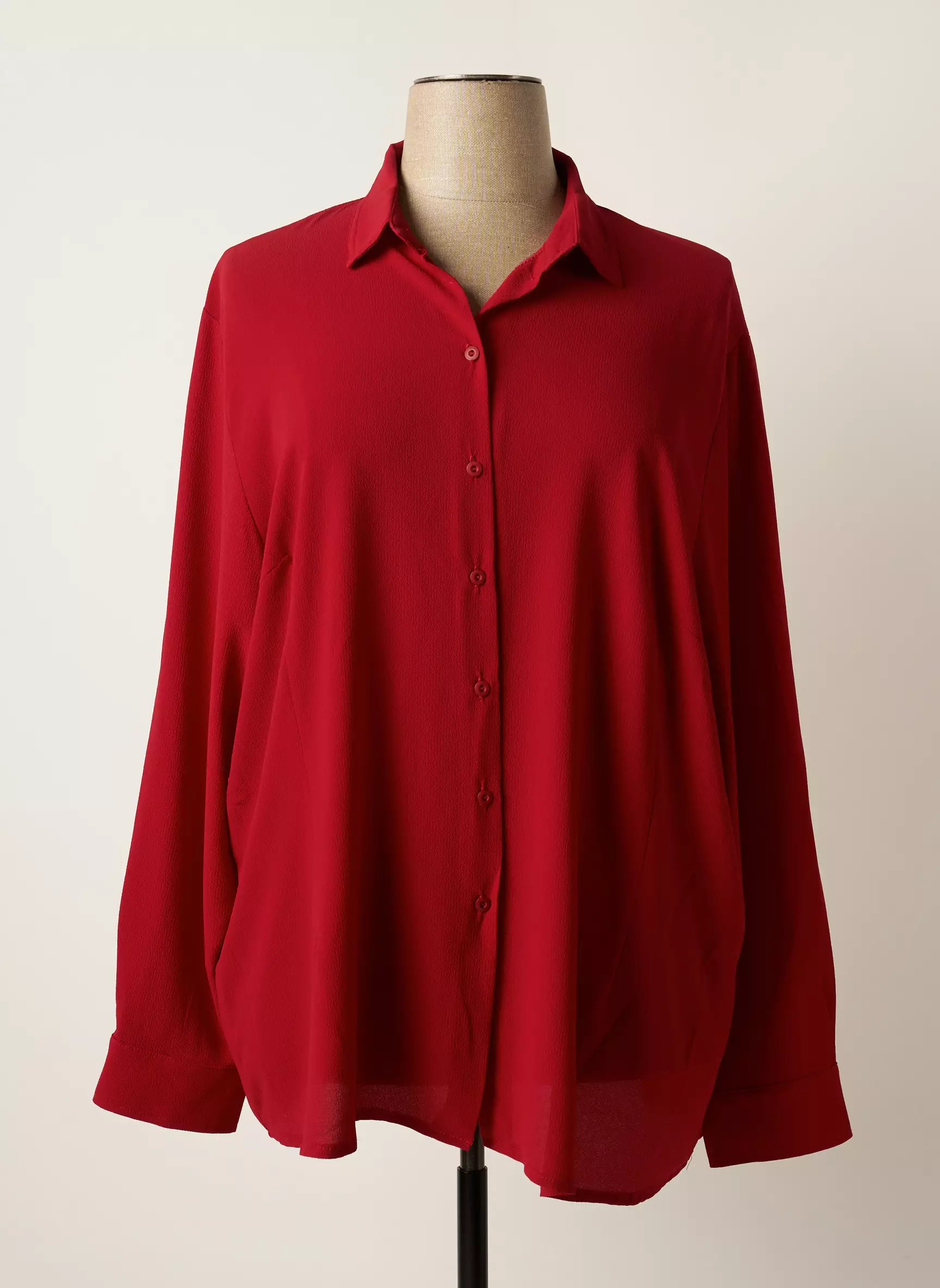 Franck Anna Chemisiers Femme couleur rouge