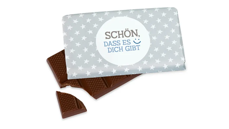 Geschenk für Dich Schokolade Sterne Schön, dass es dich gibt 40 g