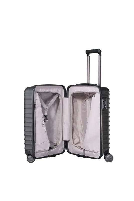 Titan LITRON 4-Rollen-Kabinentrolley S - Schwarz