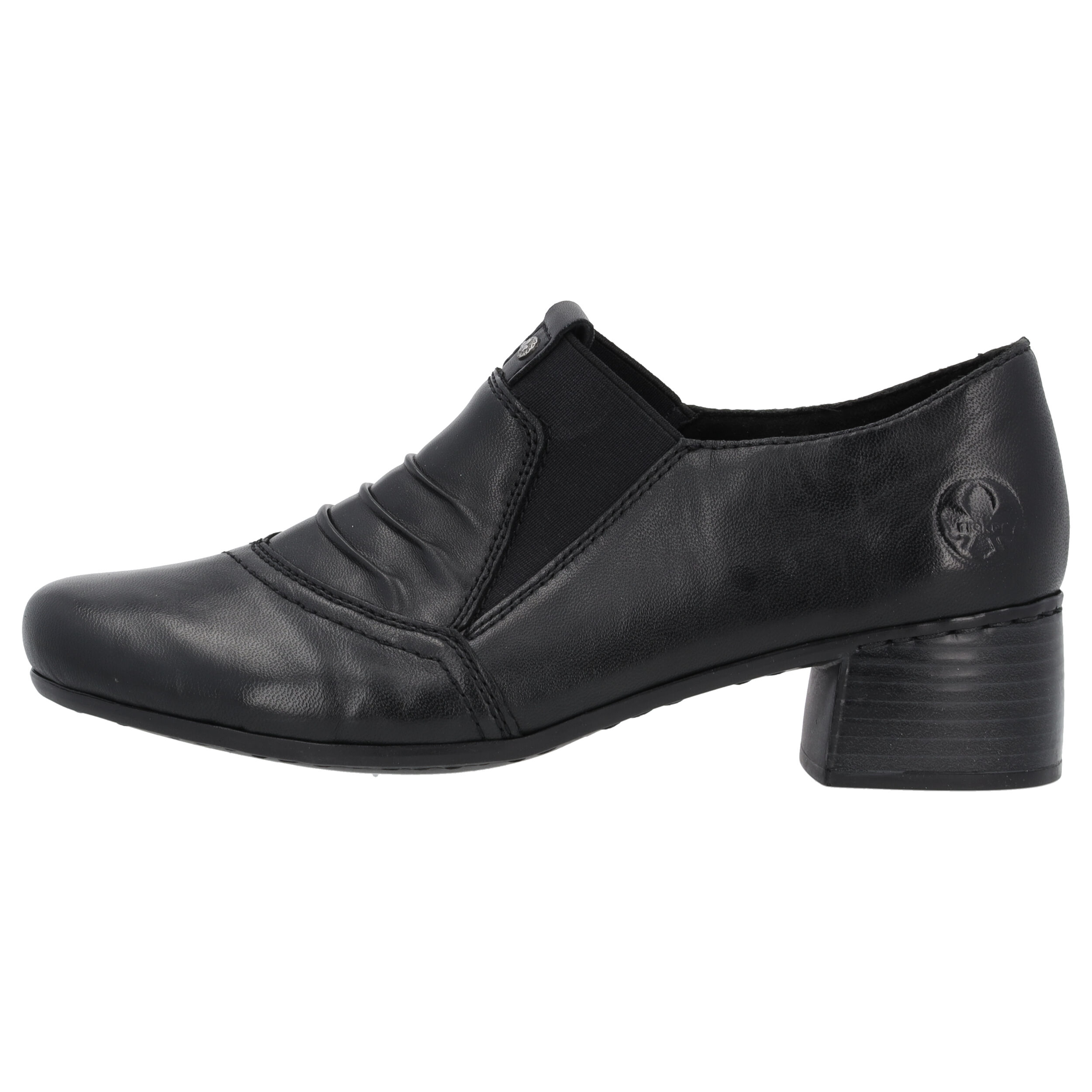 Rieker 41657, Pumps, Damen, schwarz/schwarz