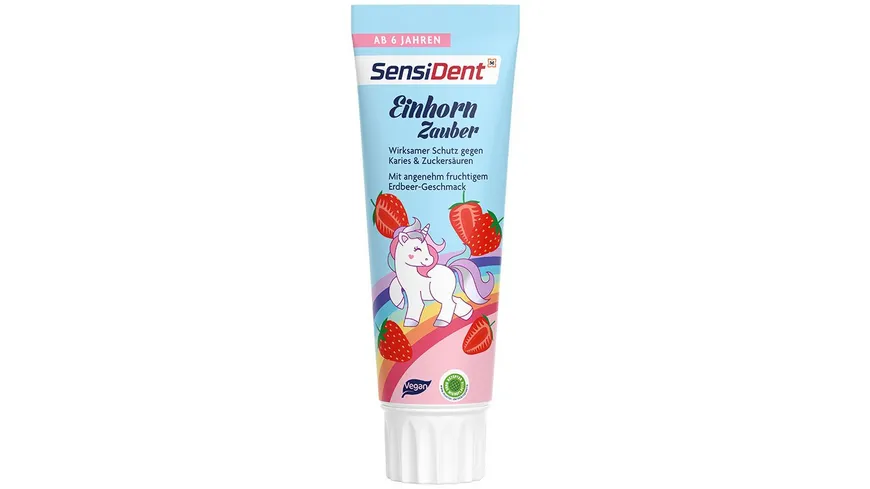 SensiDent Zahncreme Junior Einhorn Zauber 75 ml