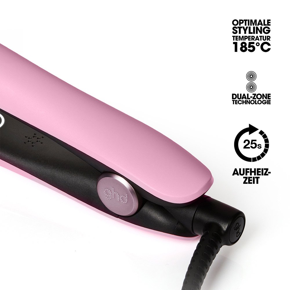 ghd - good hair day Glätteisen pink gold® Styler