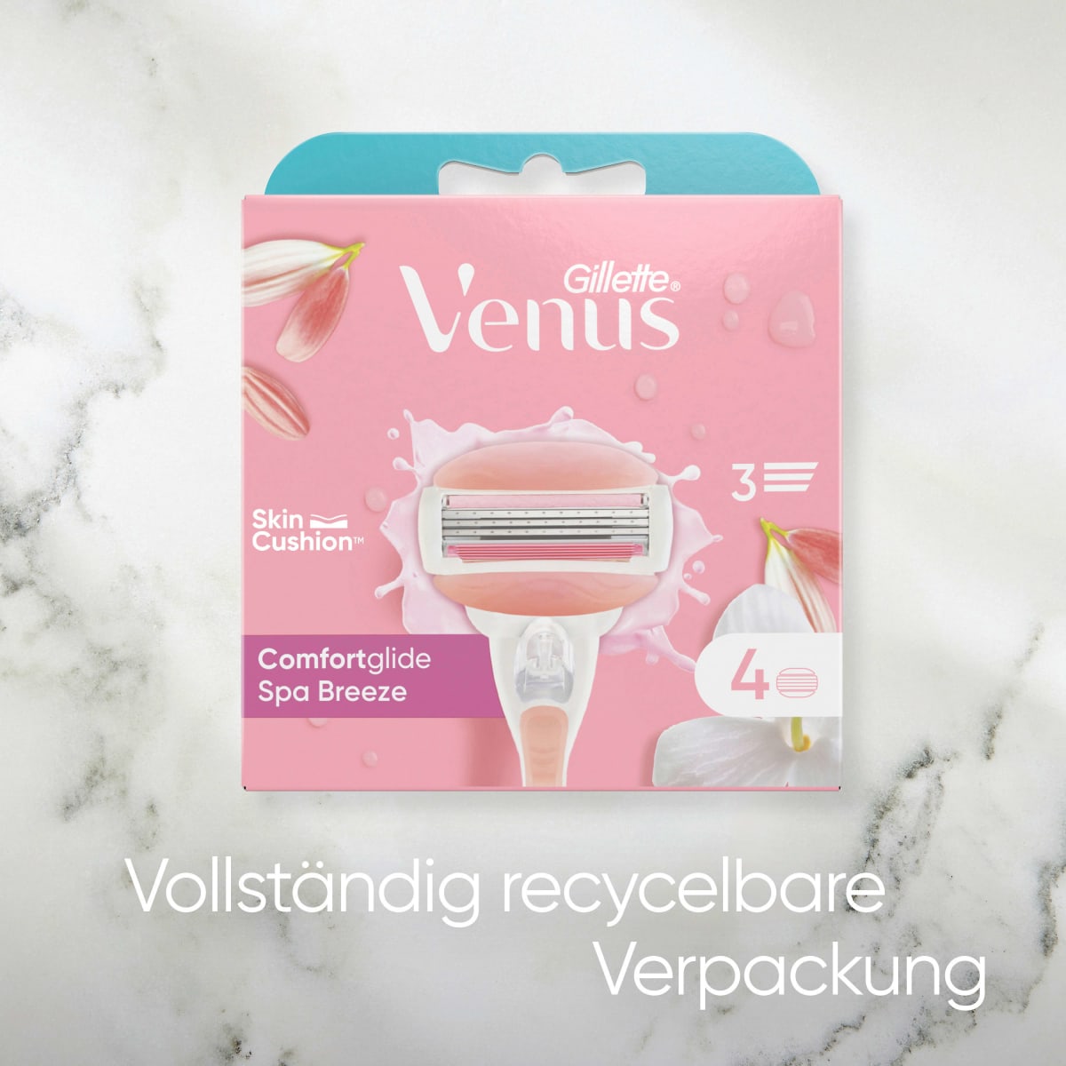 Rasierklingen, Comfortglide Spa Breeze, 4 St