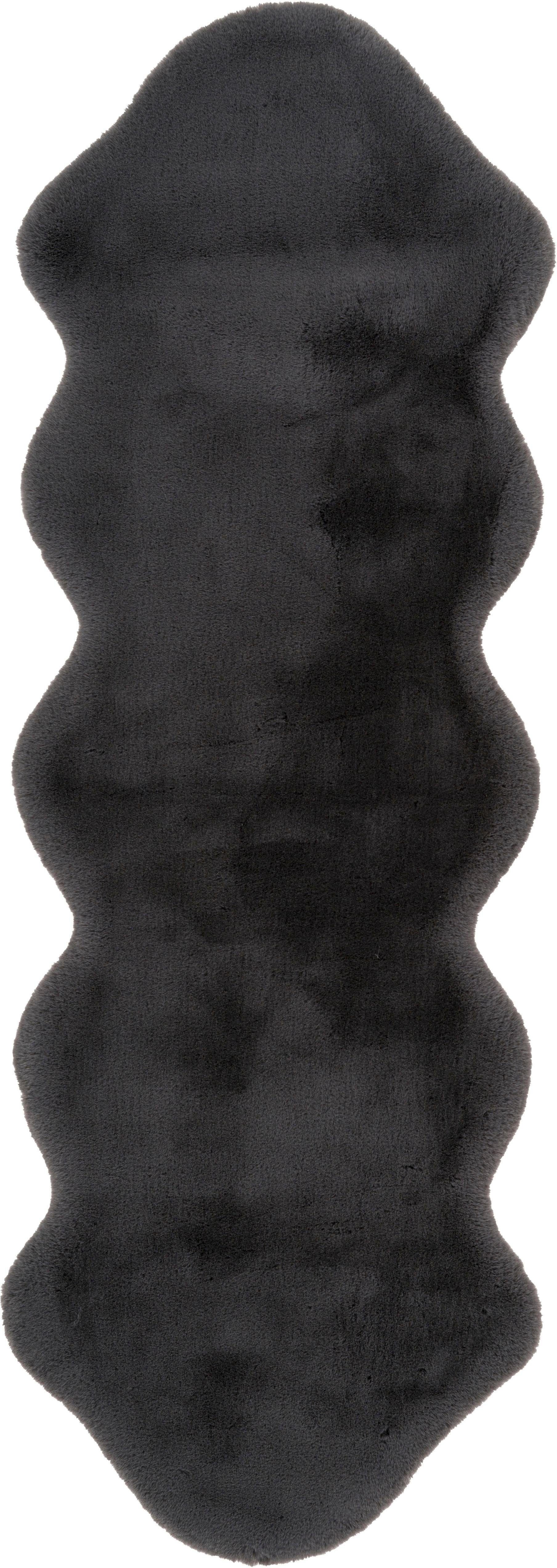 Fellteppich Vogesen 300, calo-deluxe, fellförmig, Höhe: 35 mm, Kunstfell, Wohnzimmer