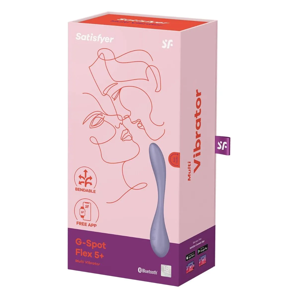 Satisfyer G-Spot Flex 5+ Lilla Massager