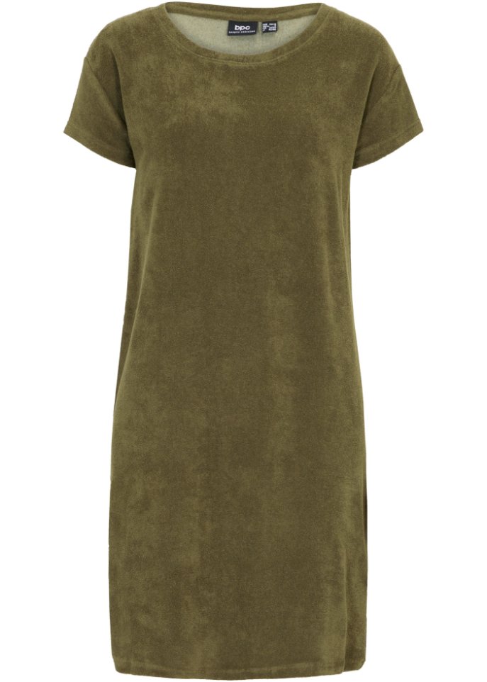 T-Shirt-Kleid aus Frottee