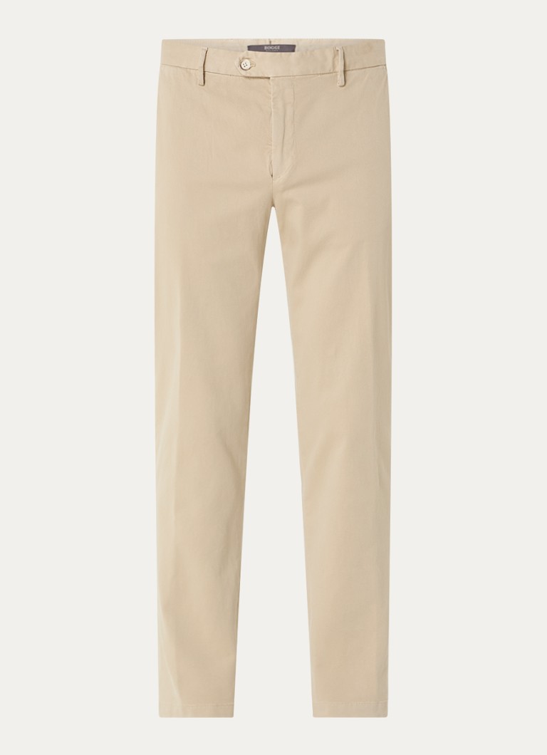 Pantalón chino Boggi Milano ajustat cu refuerzos