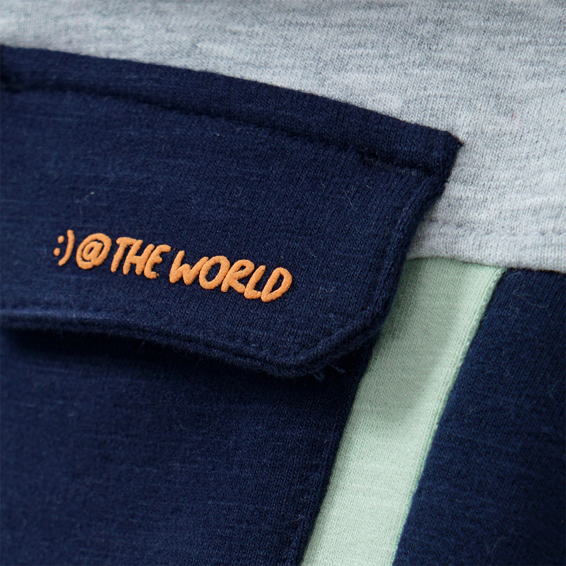 Baby Hoodie mit Brusttasche