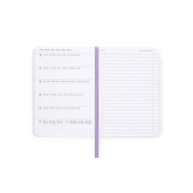 Agenda semanal para 16 meses - Pequeña - con libreta - 2024/2025