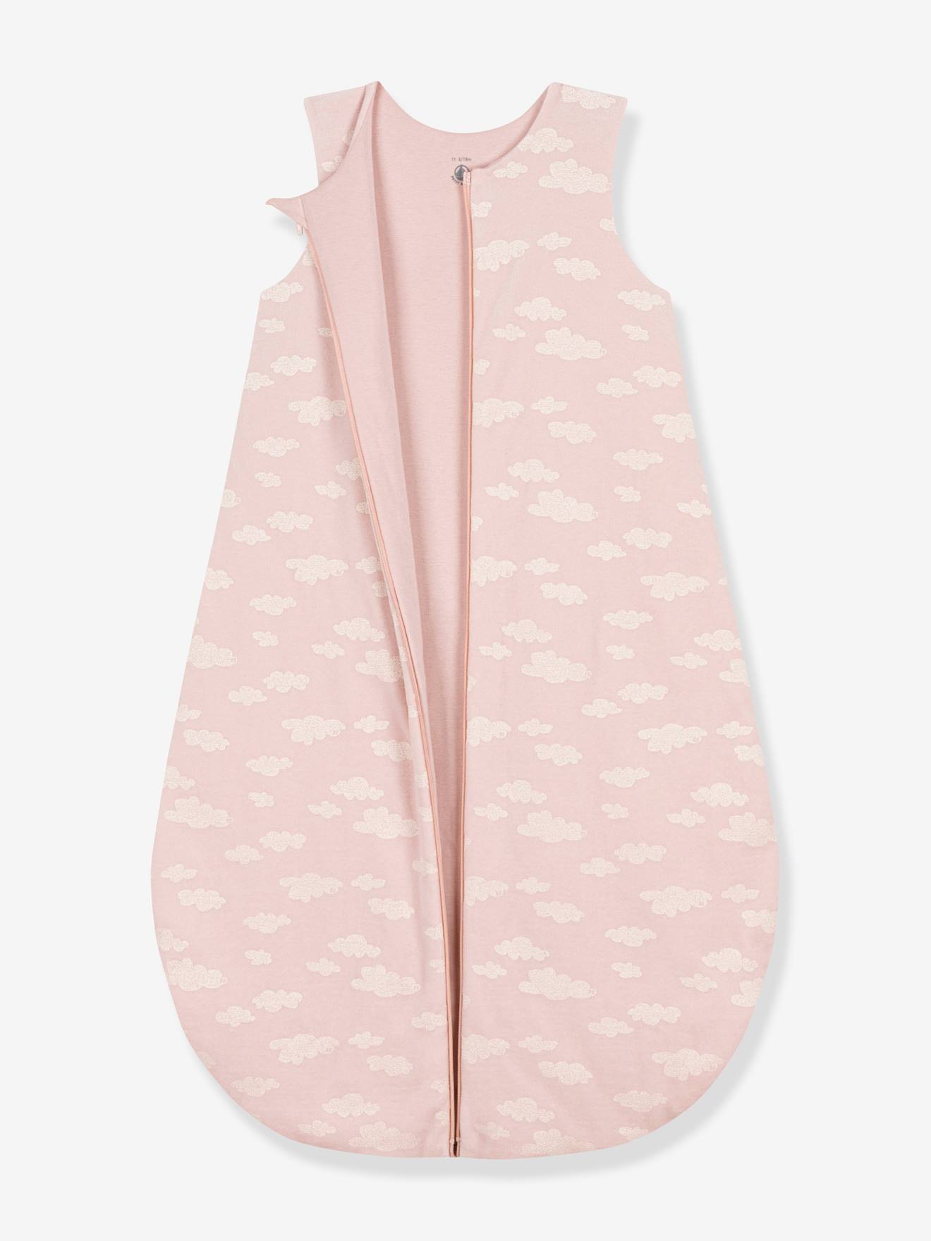 Gigoteuse nuages bébé en velours PETIT BATEAU rose