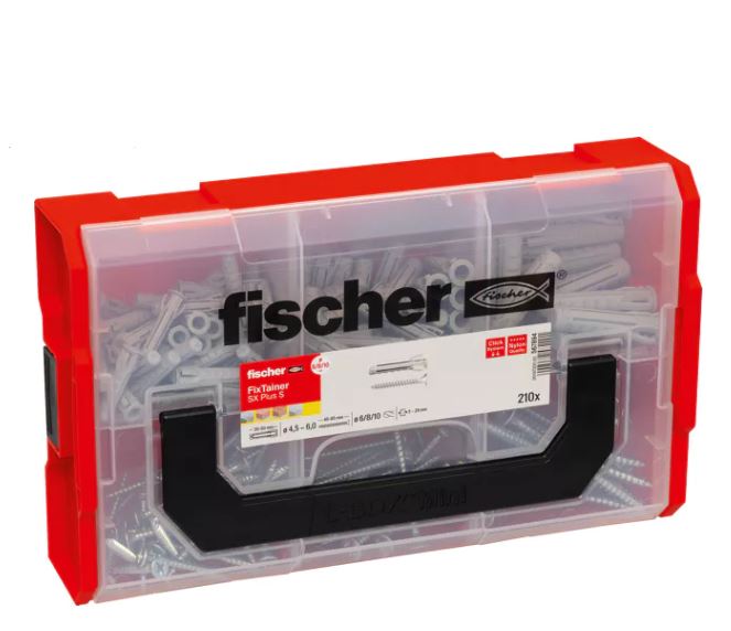 Fischer 567894 FixTainer - hmoždinka SX Plus 6, 8 a 10 se šrouby