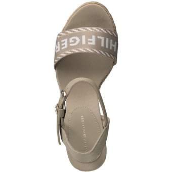 Tommy Hilfiger Seasonal Webbing Wedge in beige