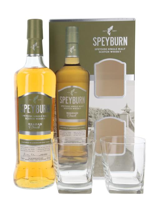 Speyburn Bradan Orach Geschenkpackung mit 2 Gläsern 0,7 l·40 % vol