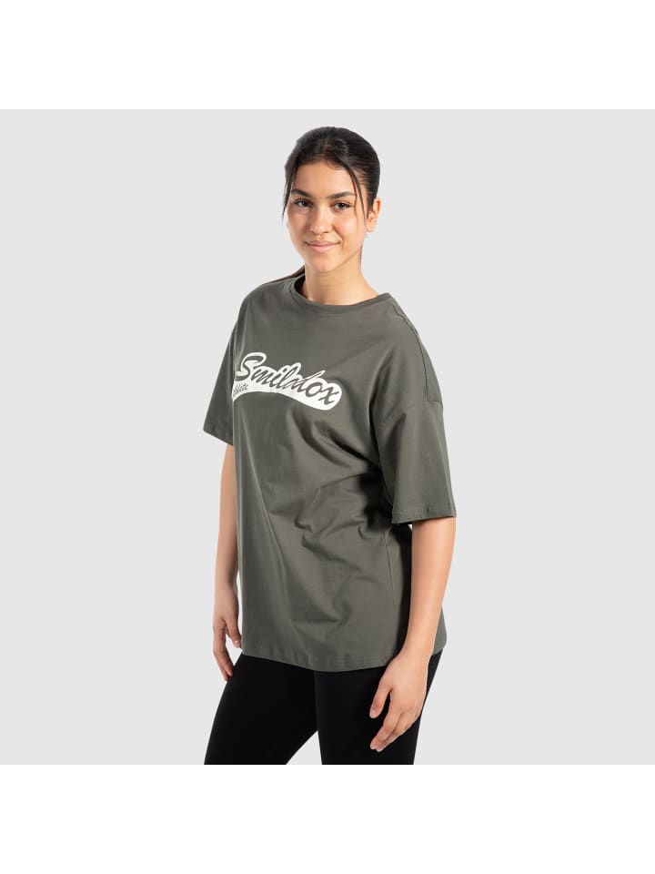 SMILODOX Unisex T-Shirt Macey in Khaki günstig kaufen