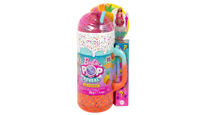 Barbie Pop Reveal Rise & Surprise Geschenkset - Tropical Smoothie