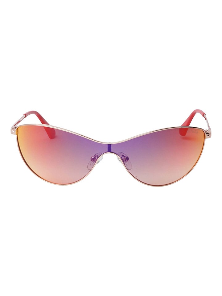 Guess Damen-Sonnenbrille in Silber/ Rot günstig kaufen onesize