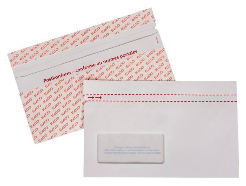 Elco Easy Open Dokumentenmappe Weiß 22,9 cm (T) x 14,5 cm (H) 250 Stück