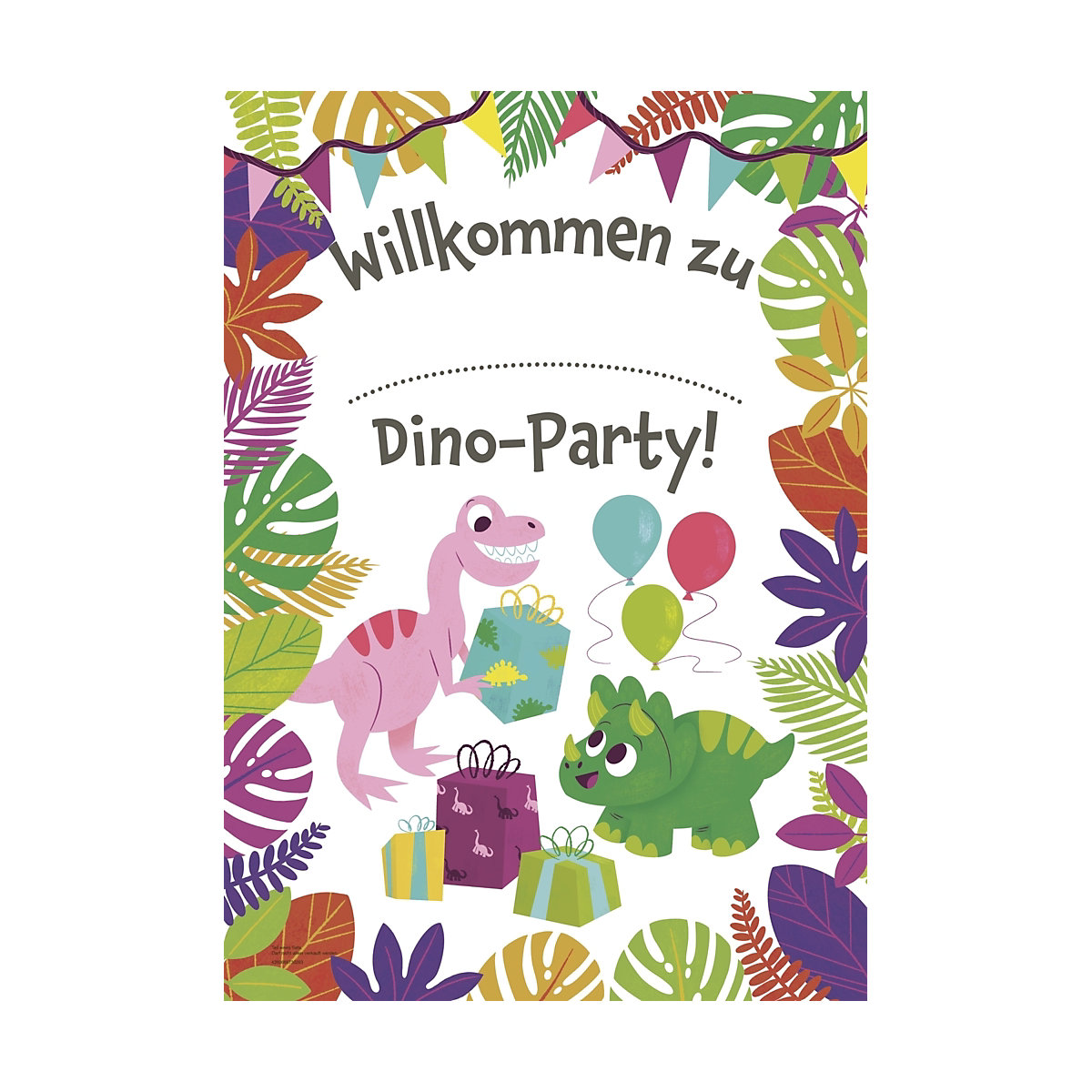 Feiere deine eigene Dino-Party, 66-tlg.