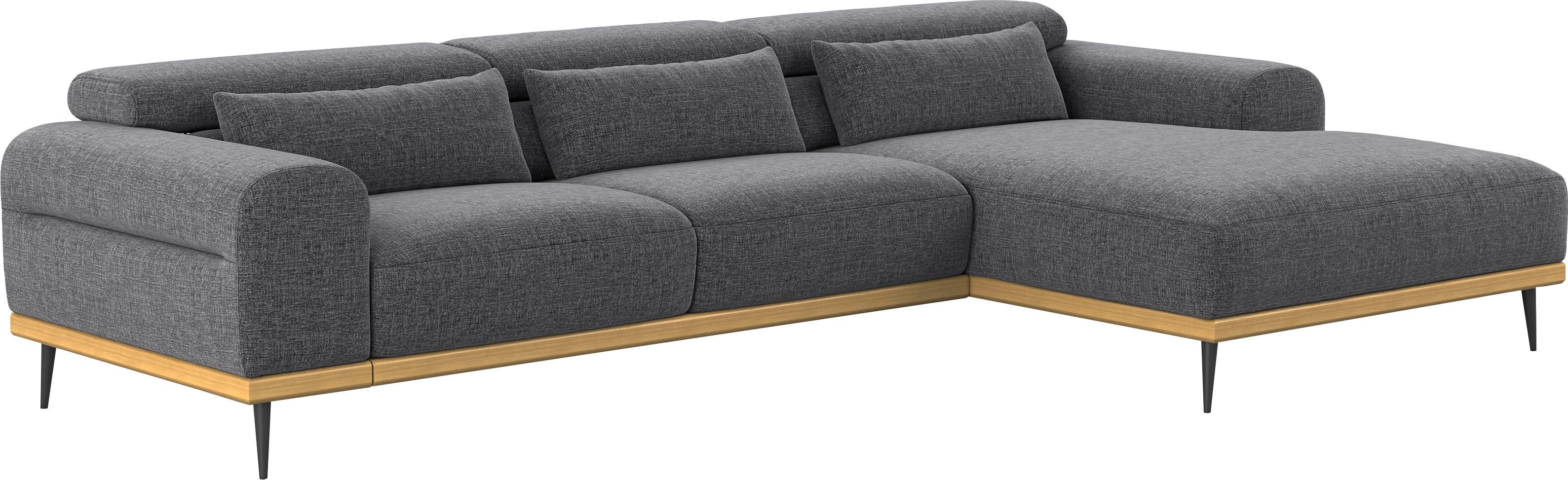INOSIGN Ecksofa Galaxy, mit verstellbaren Kopfteilen, mit oder ohne Relaxfunktion