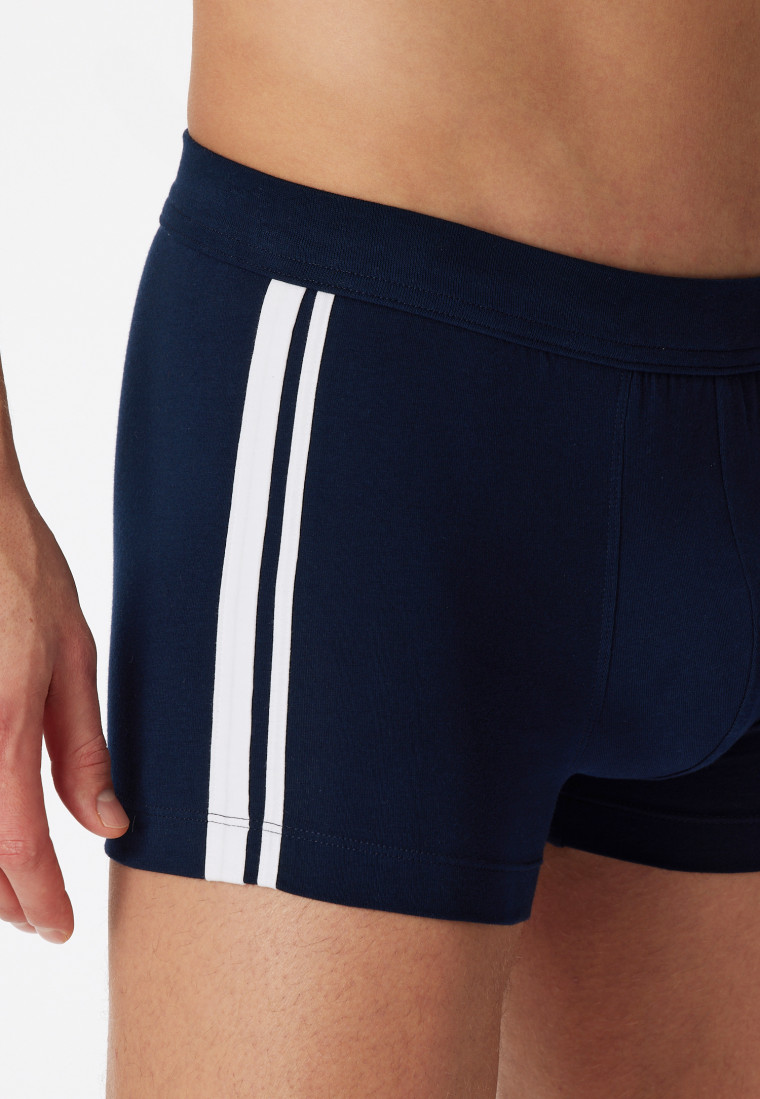 Shorts 3er-Pack Organic Cotton Streifen mehrfarbig - 95/5