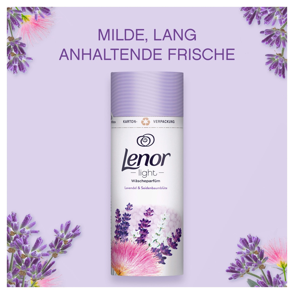 Wäscheparfüm Light, Lavendel & Seidenbaumblüte, 160 g