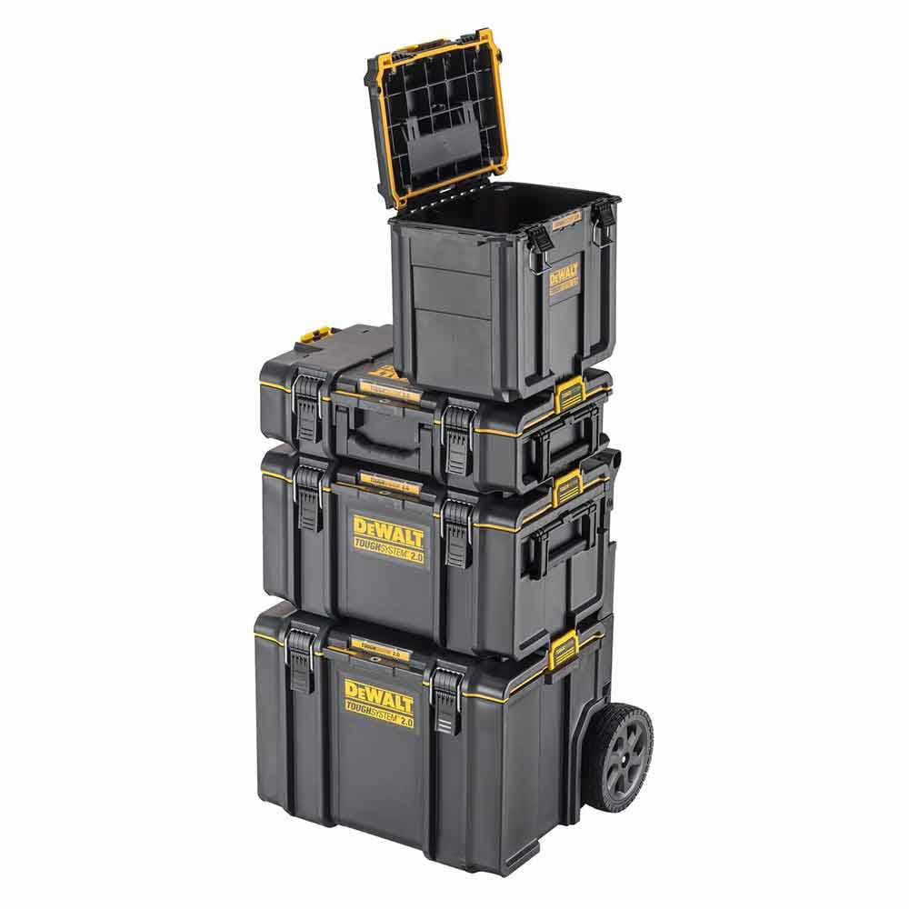 Caixa de ferramentas DEWALT TOUGHSYSTEM 2.0 de meia largura DWST08035-1