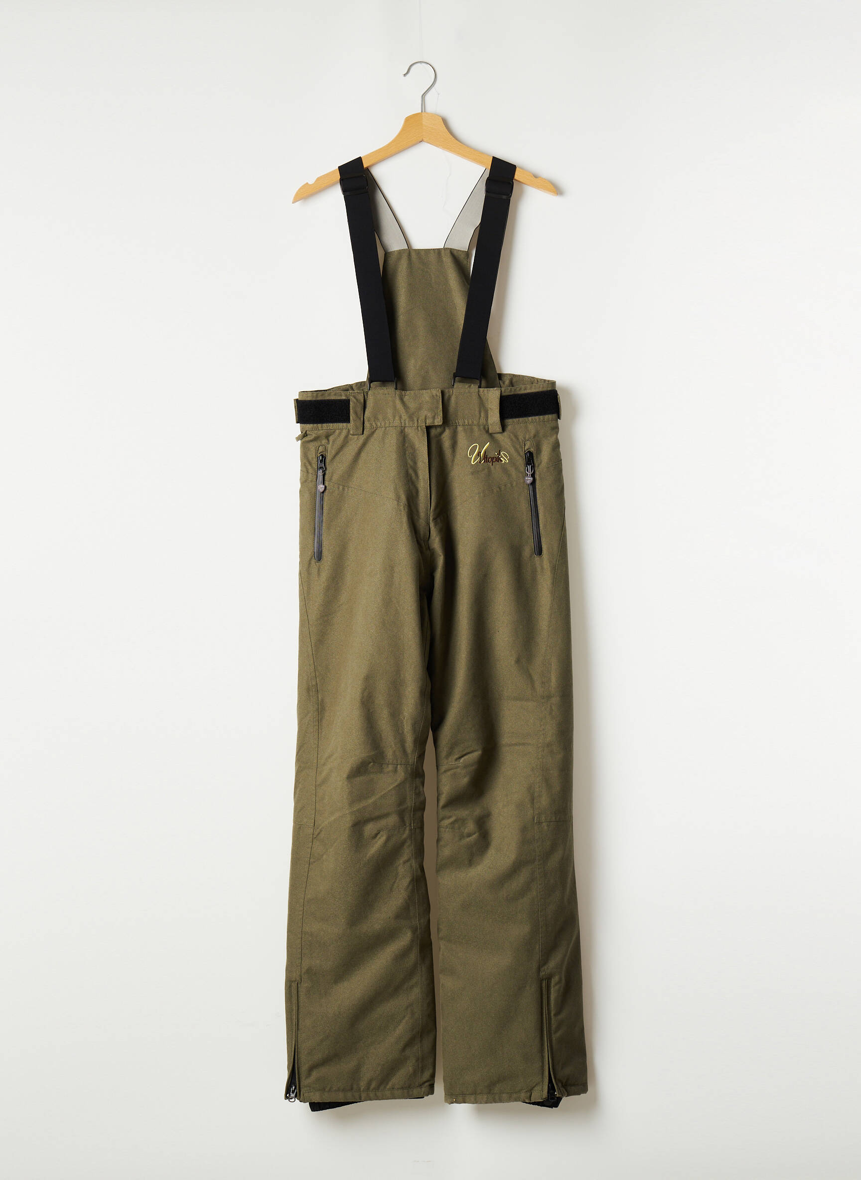 U Topik Pantalons Larges Femme couleur vert