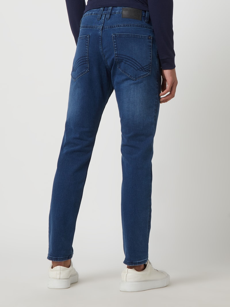 Regular Slim Fit Jeans mit Stretch-Anteil Modell 'Josh' in jeans