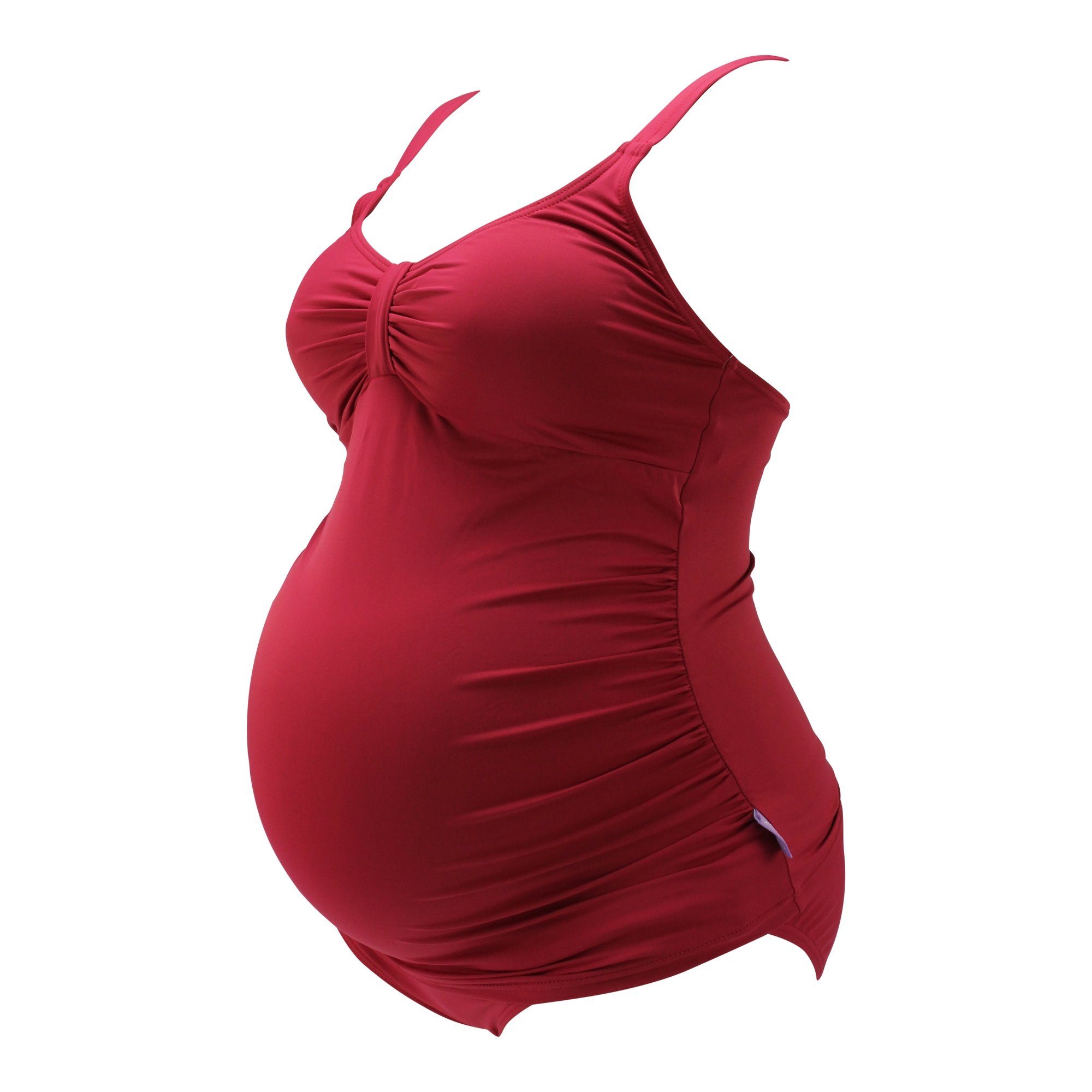 petit amour Umstands-Tankini AMANDA in Beerenrot B/C Cup (Set, 2er-Pack) Perfektes Design für stylische und bequeme Umstandsbademode, welche mitwächst und noch weit über die Schwangerschaft hinaus paßt.