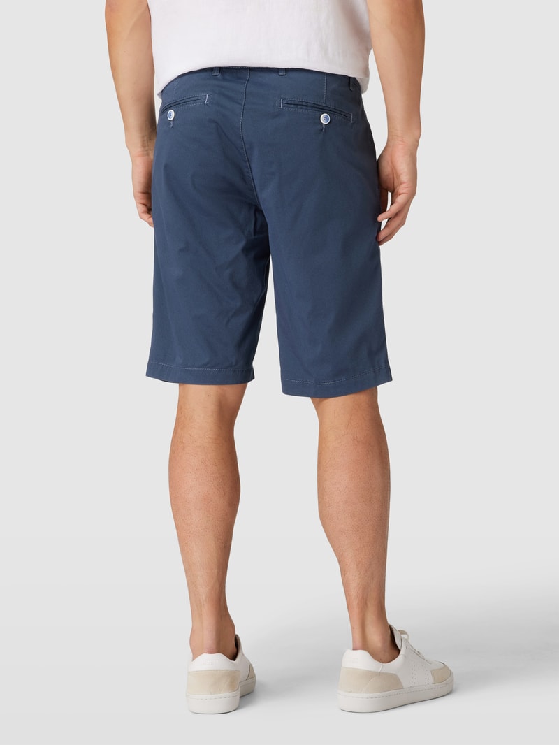 Bermudas mit Knopf- und Reißverschluss Modell 'BOZEN' in dunkelblau