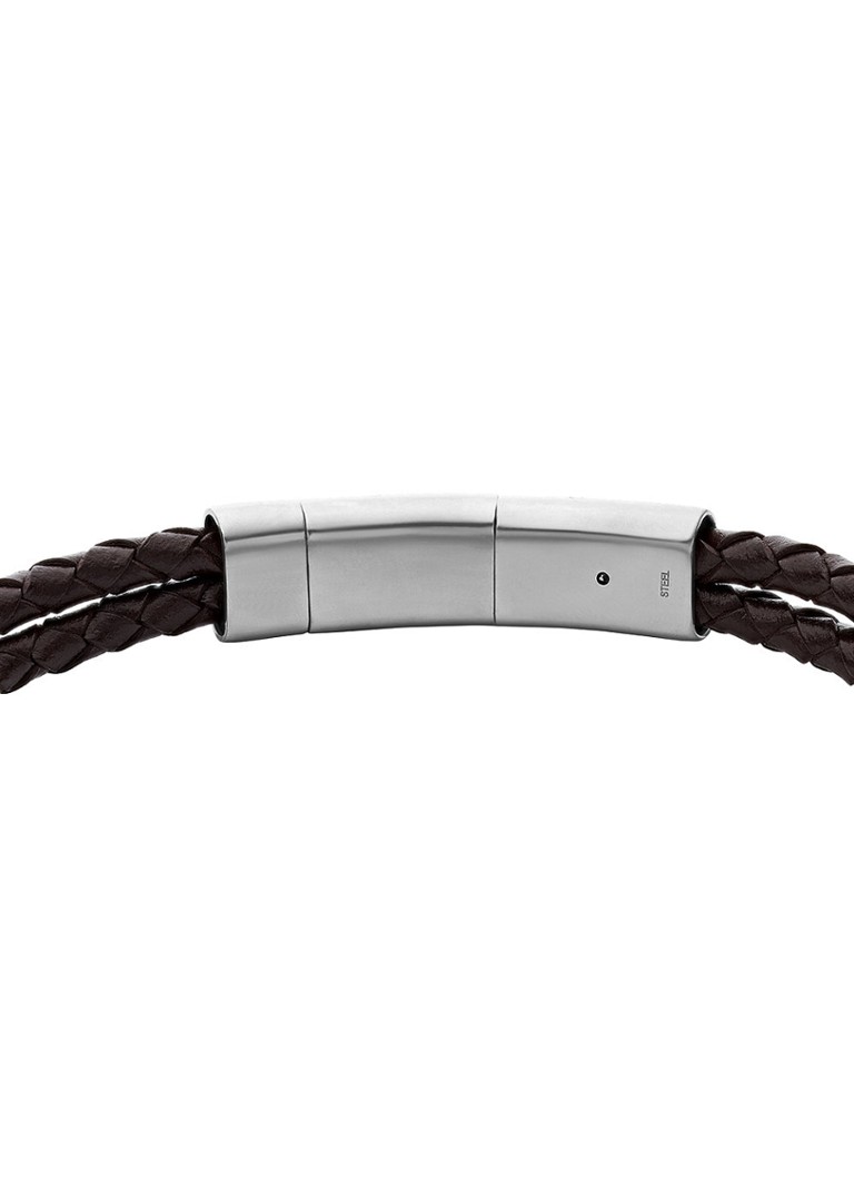 Fossil Heritage leather bracelet JF04203040
