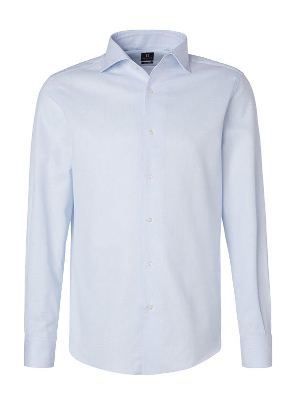 BOGGI MILANO, Hemd, Regular Fit, Baumwolle, bleu