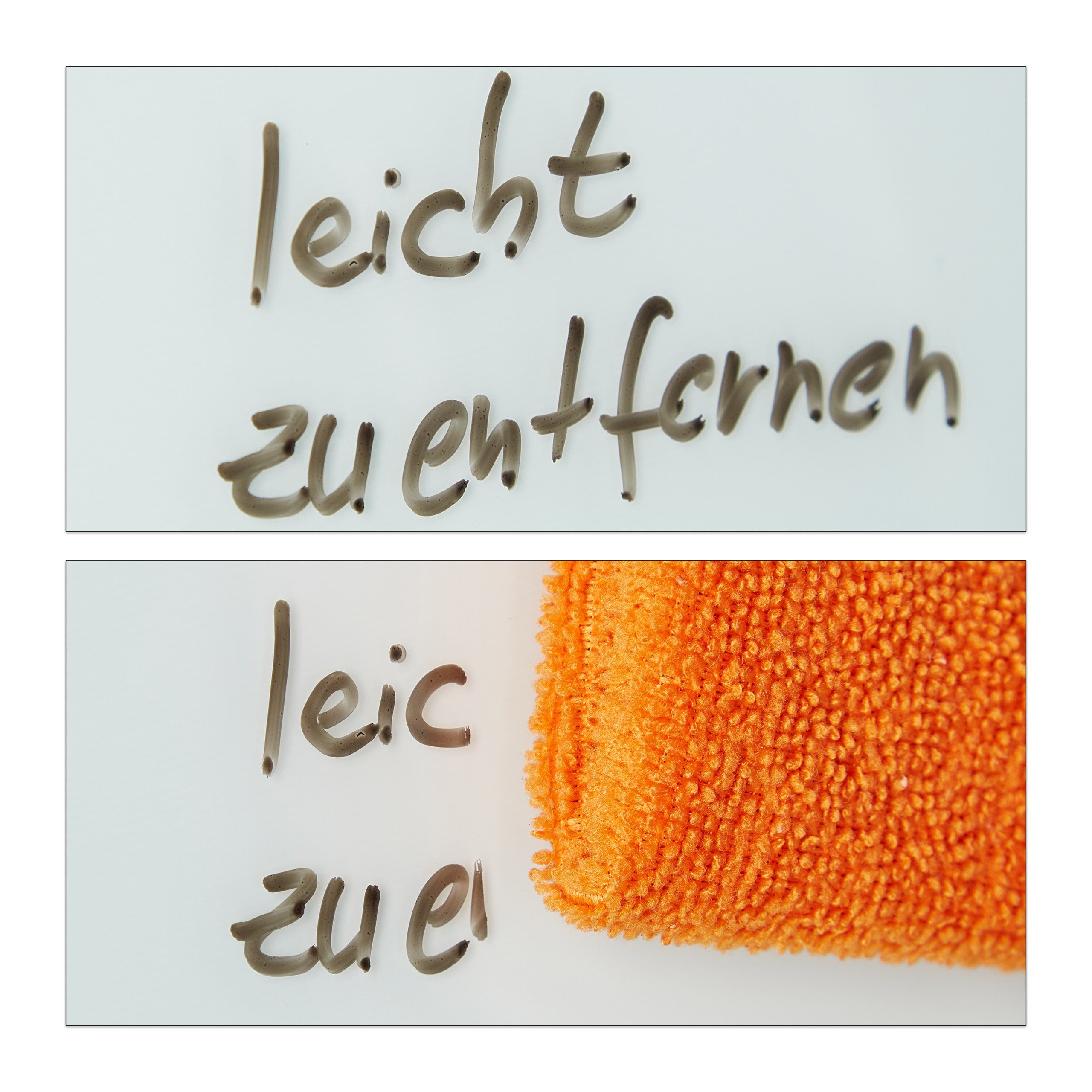 relaxdays Schlüsselkasten Schlüsselkasten mit Glasmagnettafel, 30 x 20 cm