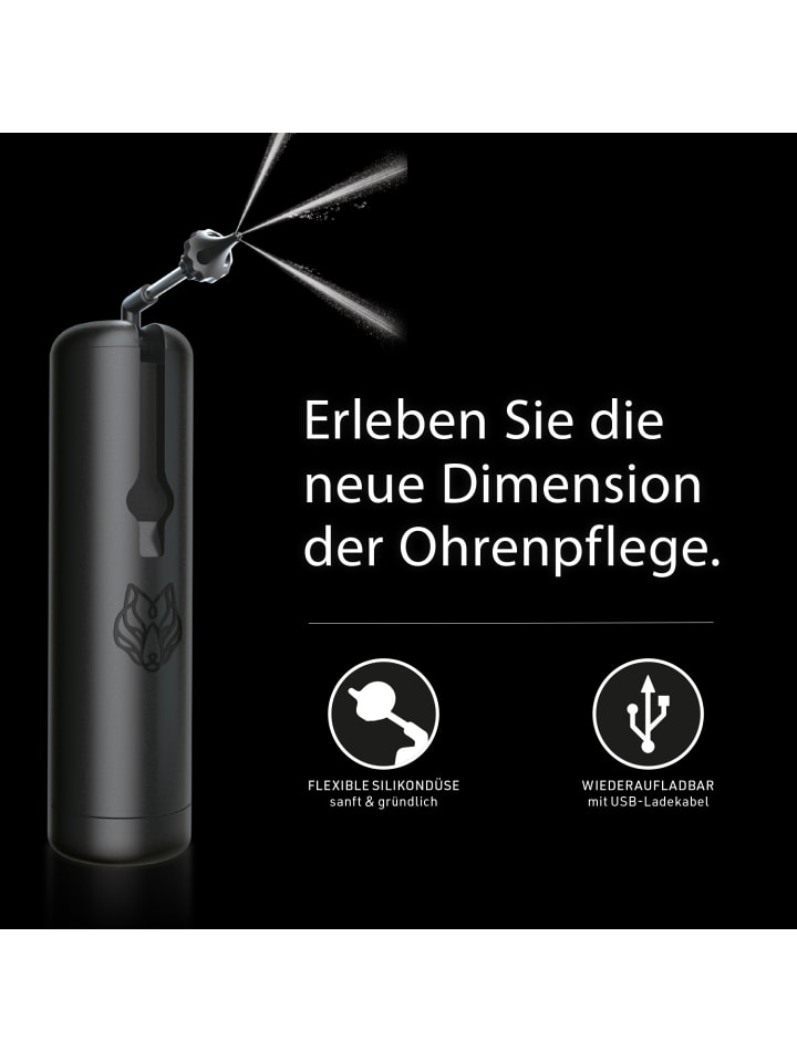 MediaShop Ohrendusche Wush in Schwarz günstig kaufen onesize