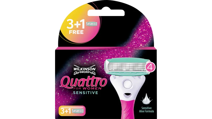 WILKINSON SWORD Quattro for Women Sensitive Klingen