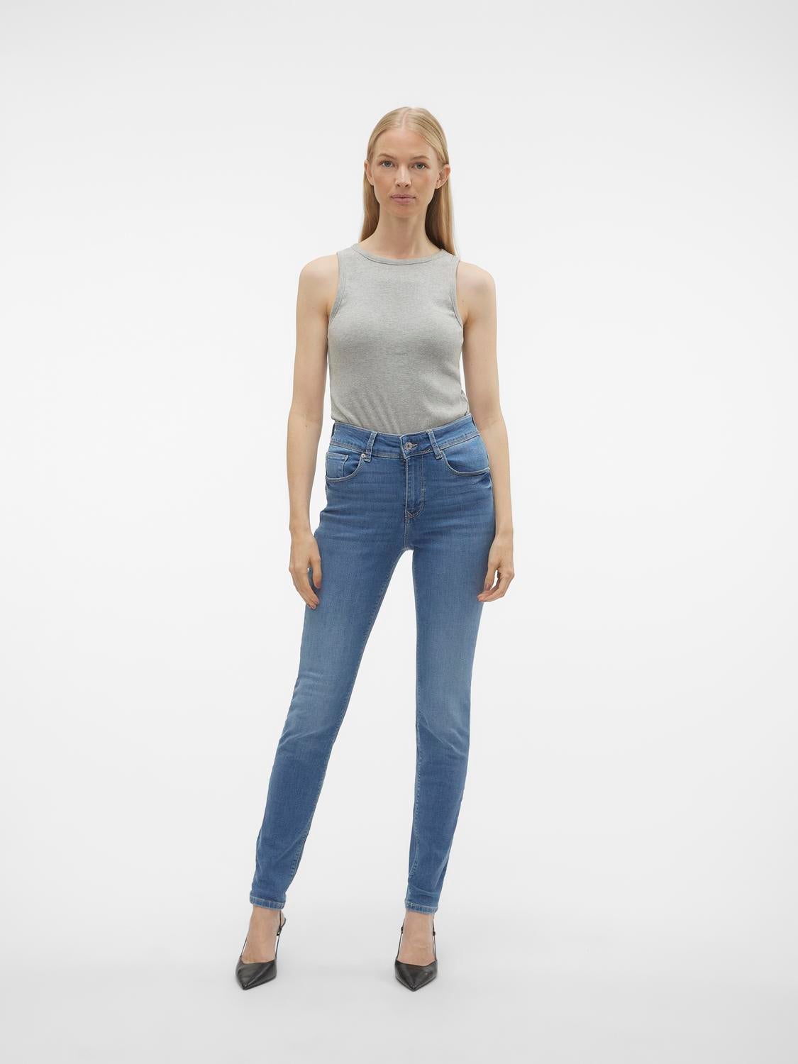 VMEMBRACE Mid Rise Skinny Fit Jeans