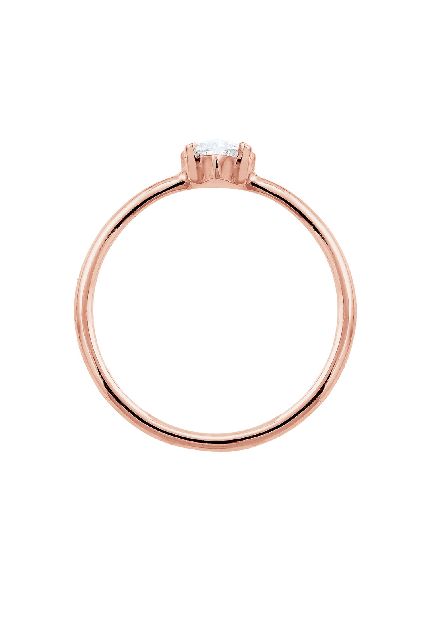 Elli Marquise cyrkonia Minimal 925 srebro