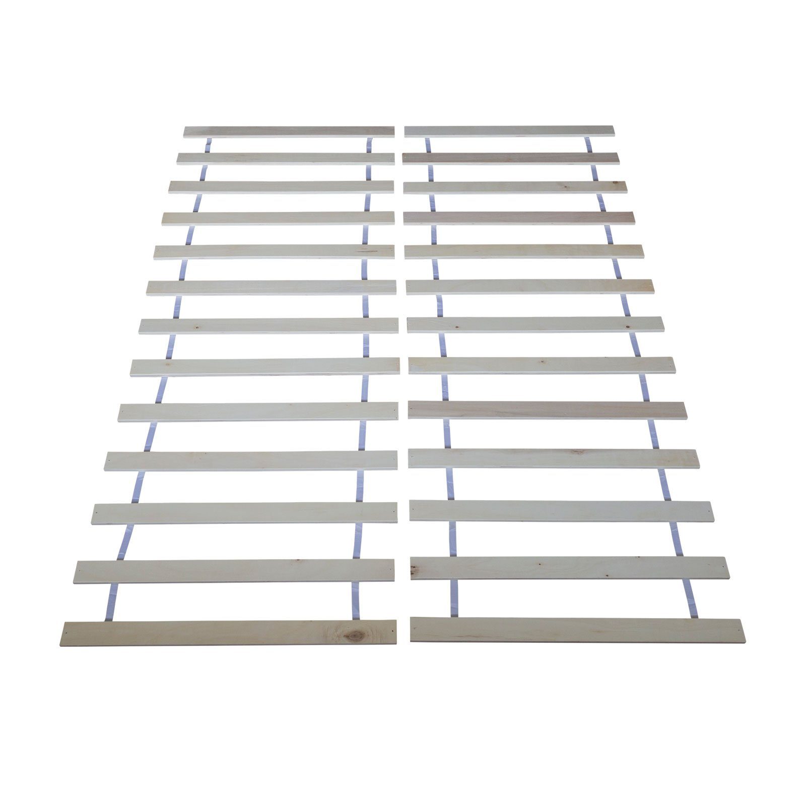 Rollrost Lattenrost Rolllattenrost 160 x 200 Kiefer Massivholz Bett, Homestyle4u, Kopfteil nicht verstellbar, Fußteil nicht verstellbar