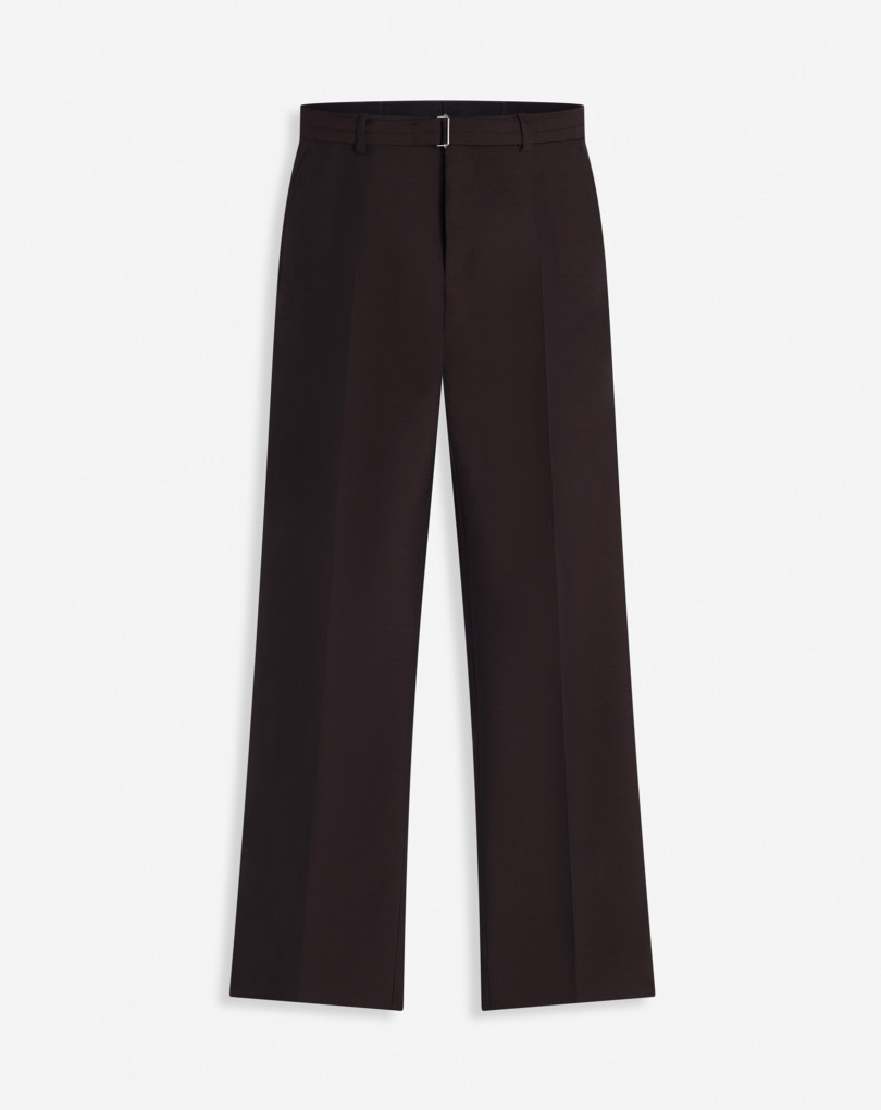 PANTALON DROIT FENDU