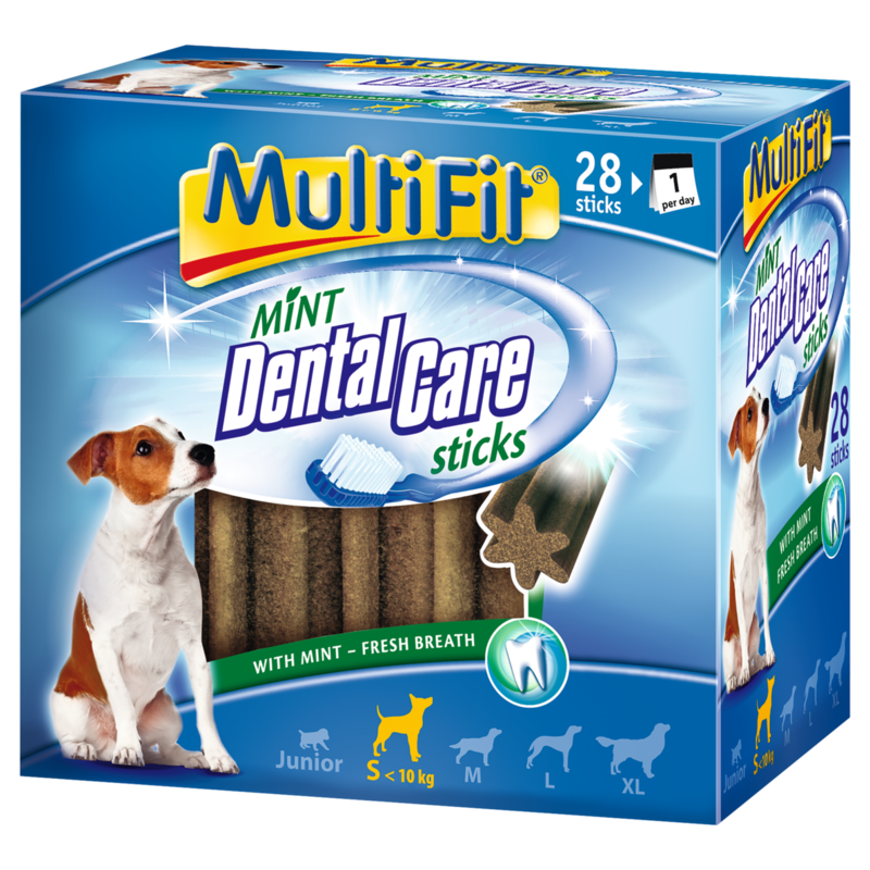MultiFit Snacks MultiFit Mint DentalCare sticks Multipack S, 28x