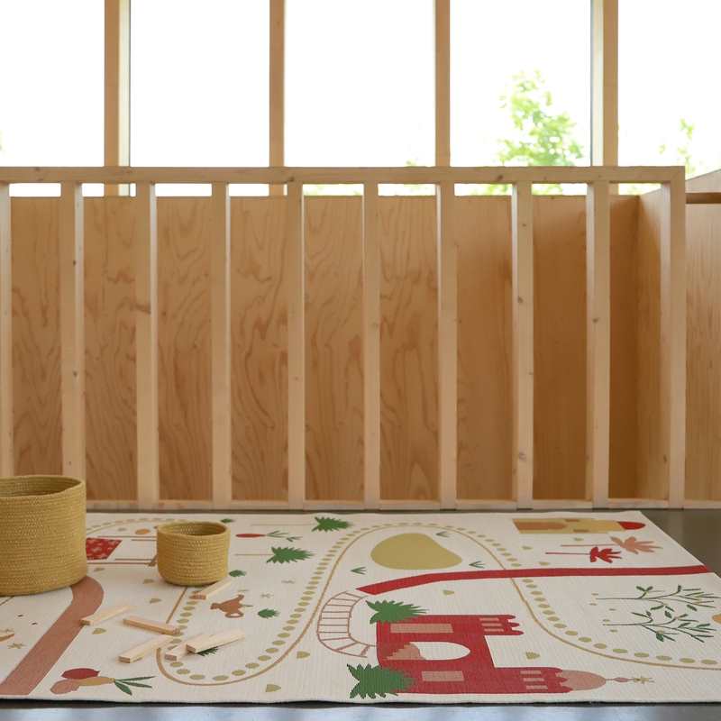 Tapis de jeu indoor & outdoor 123x180cm LITTLE MARRAKECH