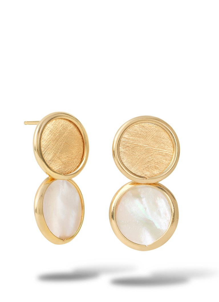 Σκουλαρίκια μινιατούρα Casa Jewelry Minou, επιχρυσωμένα