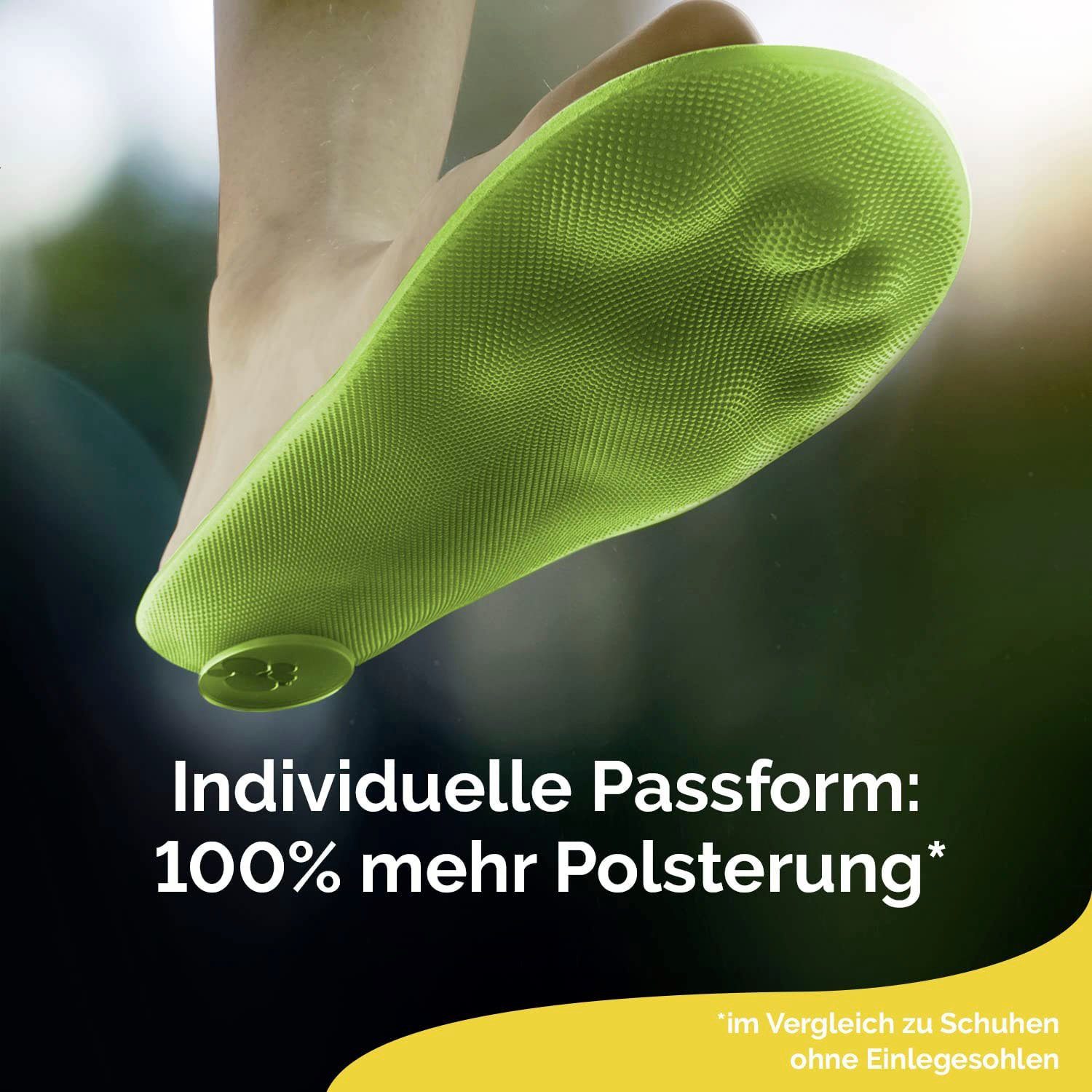 Scholl Einlegesohlen LiquiFlex Everyday, Komforteinlegesohlen - Mehr Polsterung durch Memory Foam