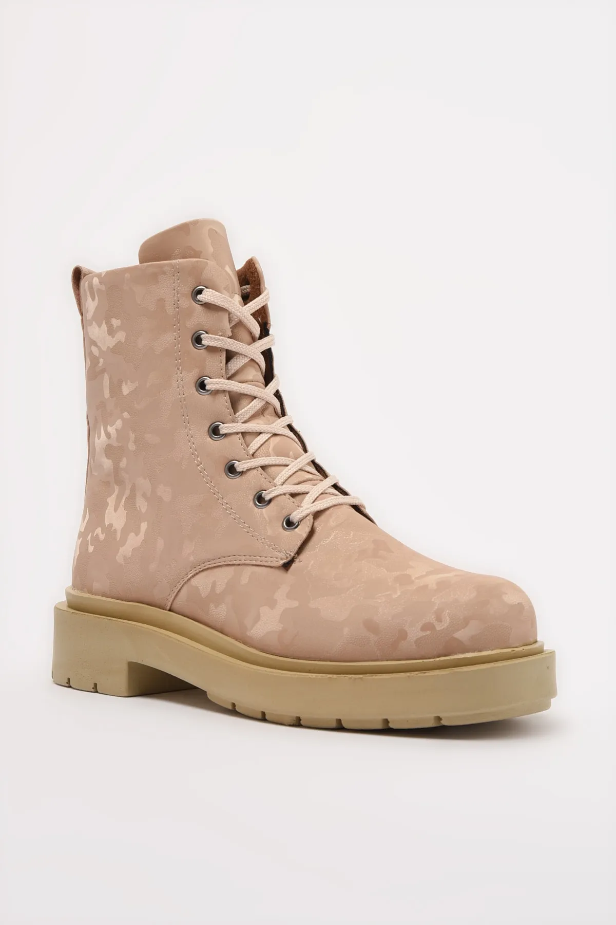 Yaya by Hotiç  Stiefelette - Rosa - Flacher Absatz
