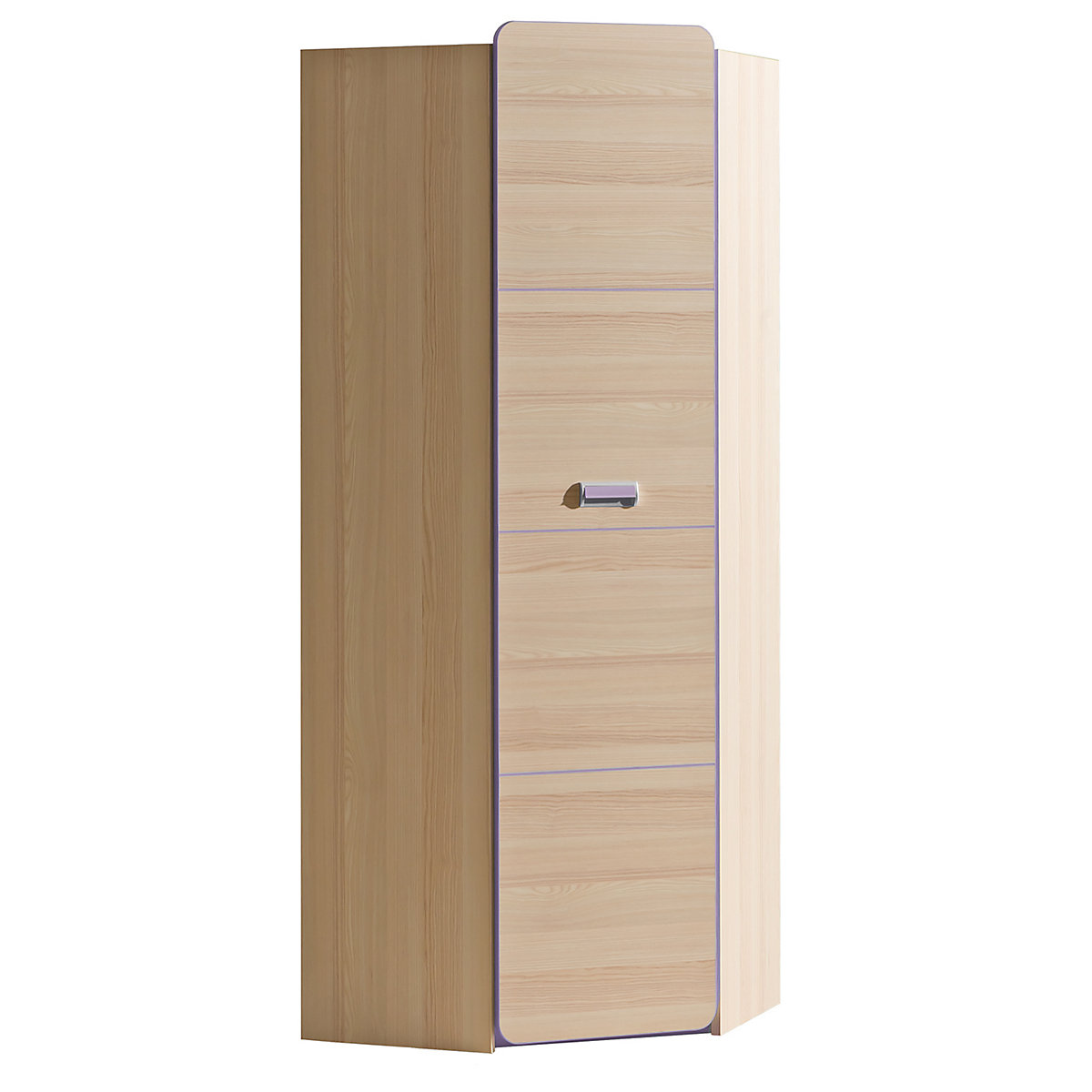 Jugendzimmer Set Lorento 6 teilig mit Eckschrank voilett