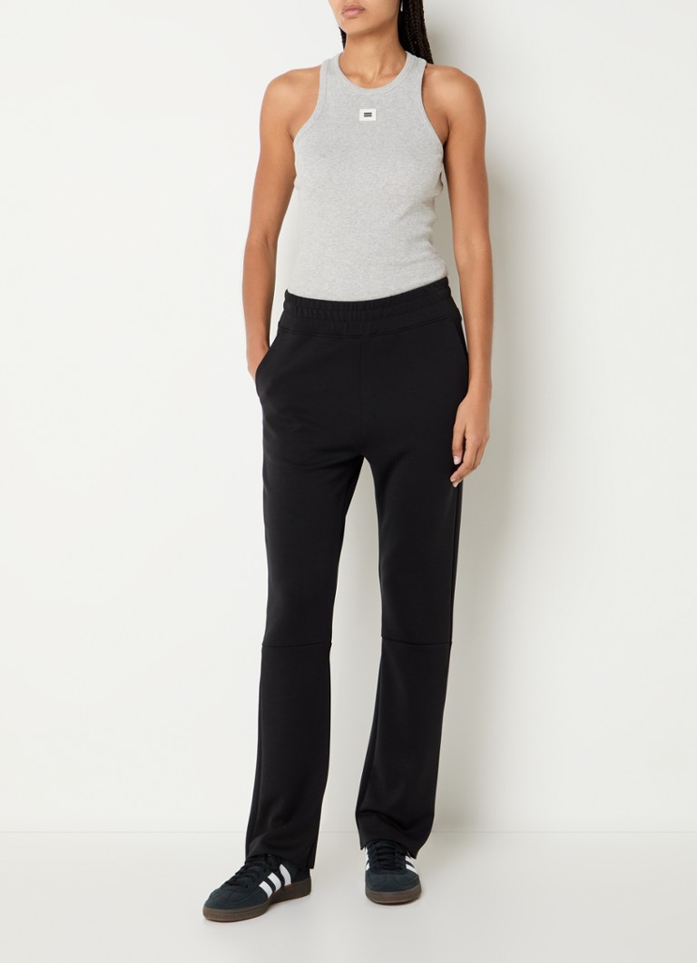 Pantaloni de trening slim fit, cu talie înaltă și logo-ul 10DAYS.
